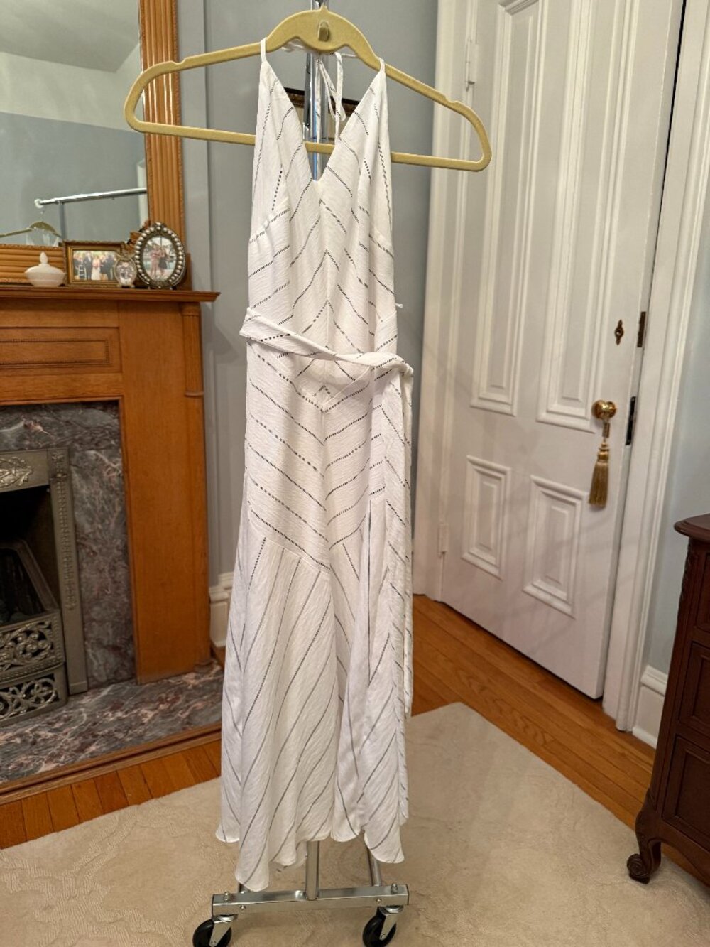 Black House White Market Pinstripe Maxi